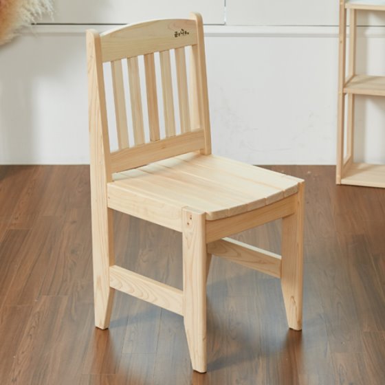 Plain wood chairs