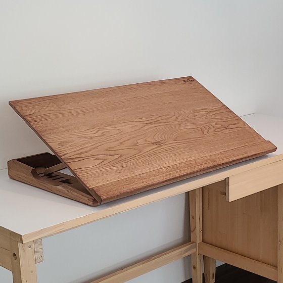 Angle-adjustable side desk 800 Ash
